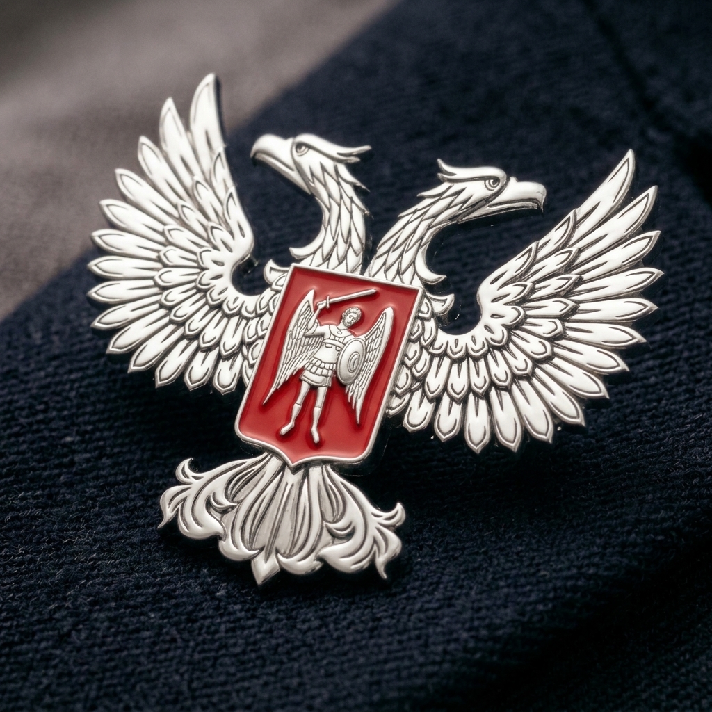 Значок Герб Донецкой Народной Республики